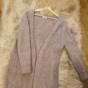 Acne Studios fluffy cardigan mixed pink